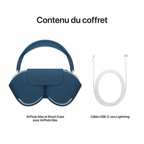 Casque  AirPods Max à réduction de bruit active Bleu ciel